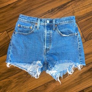 Levi’s High Waisted Jean Shorts